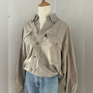 Vintage Justin's Original Workwear Heavy Button Down Shirt